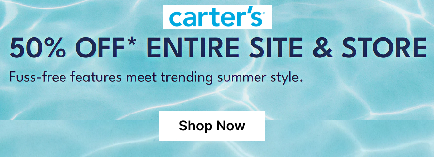 50% Off Entire Site & Store.