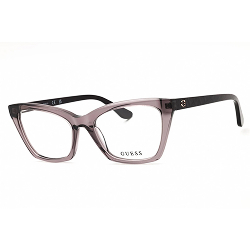 Guess Women’s Eyeglasses Shiny Violet Acetate Cat Eye Full Rim Frame GU50261 081