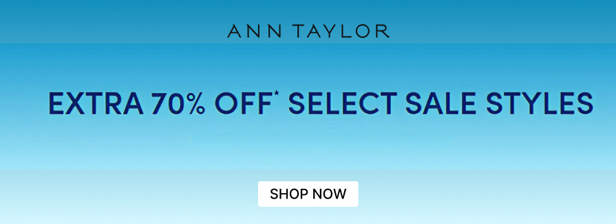 Extra 70% Off Select Sale Styles