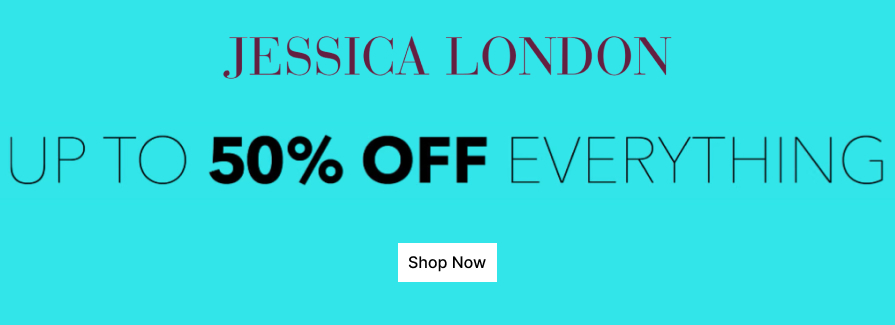 Up to 50% Off Everything.