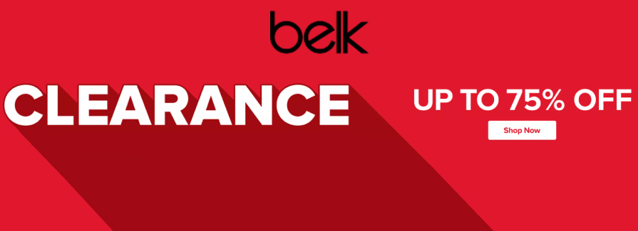 Up to 75% Off Clearance.