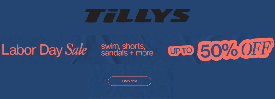 Up to 50% Off Labor Day Sale.