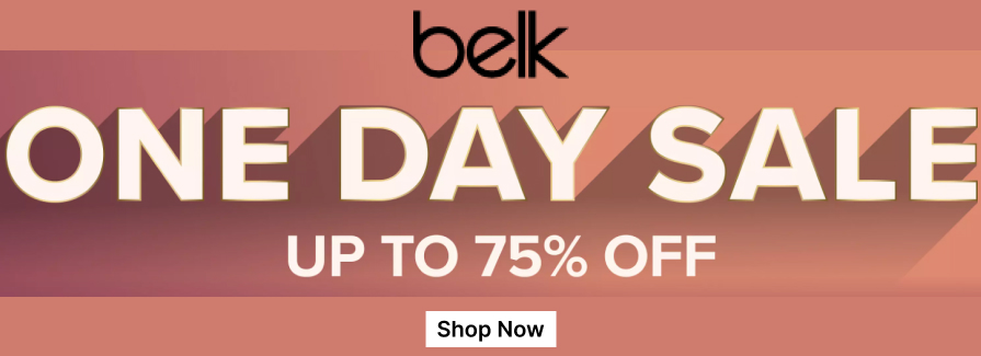 One Day Sale Up to 75% Off
