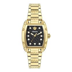 Versace Womens Gold 36mm Bracelet Fashion Watch
