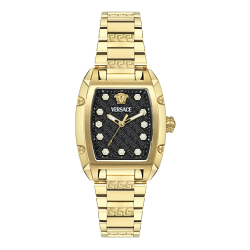 Versace Womens Gold 36mm Bracelet Fashion Watch