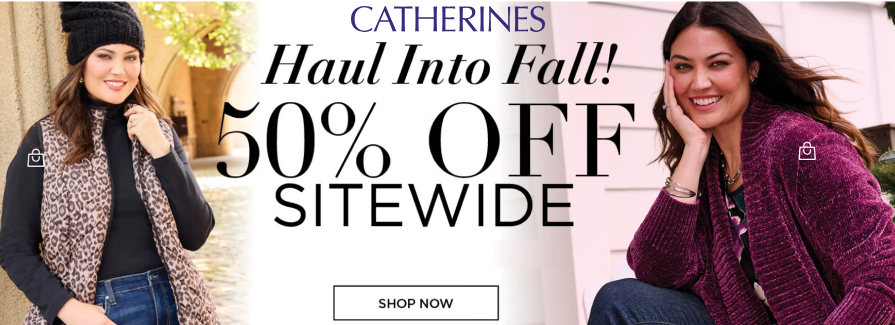 50% Off Sitewide.