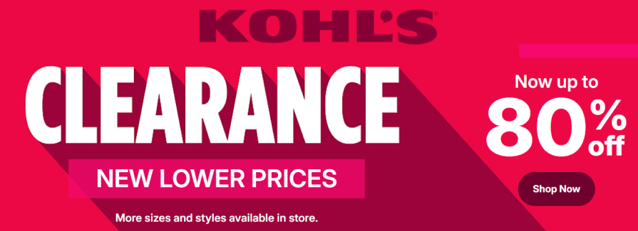 Clearance Now Up to 80% Off.